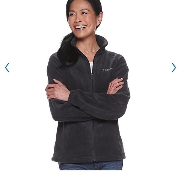 Columbia Ladies Zip Ip Jacket Sweatshirt Med - Picture 2 of 13